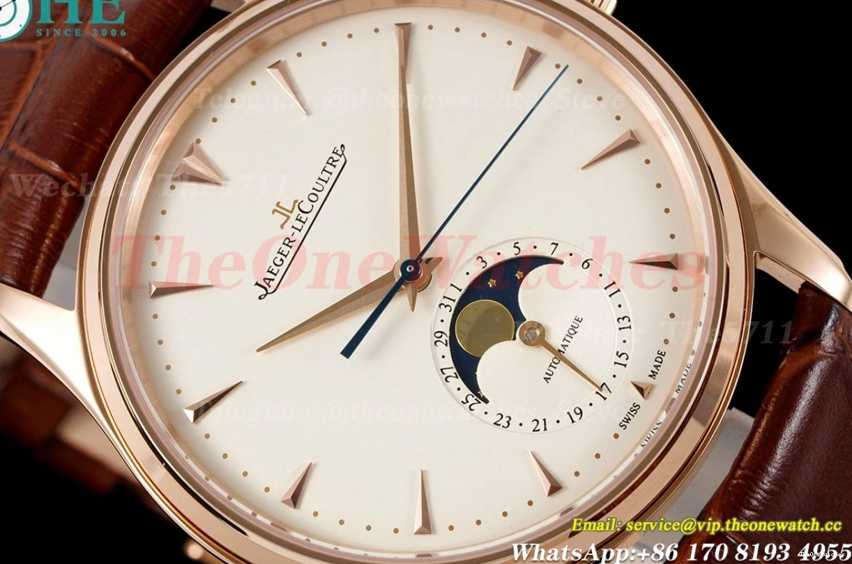 Ultra Master Moonphase White LE RG AZF A925 Stk Thin 0122